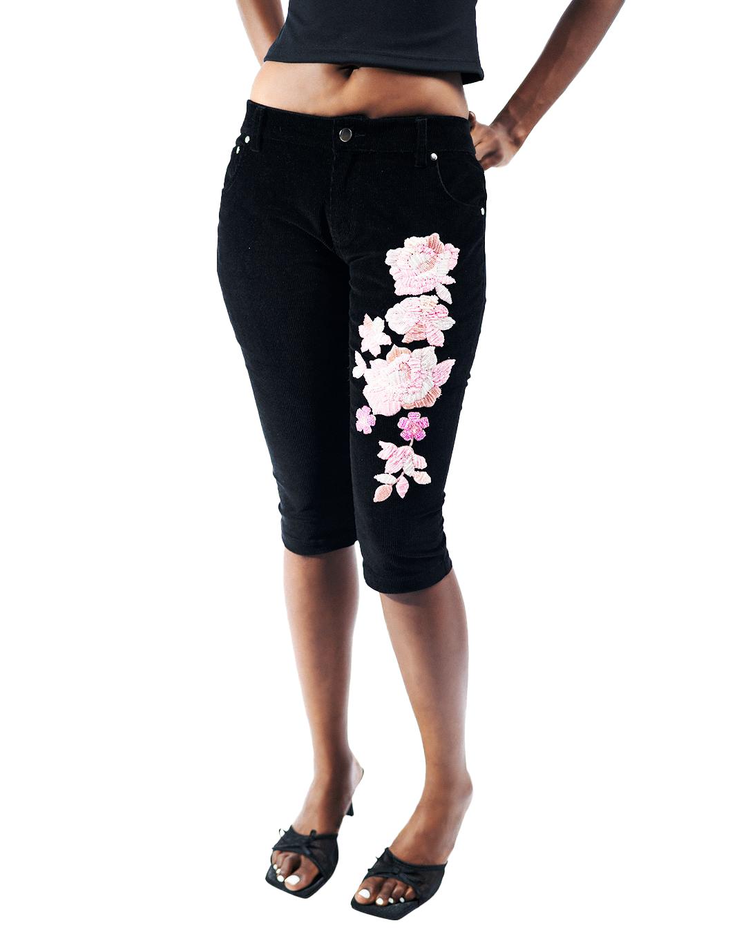 Custom Floral Capri